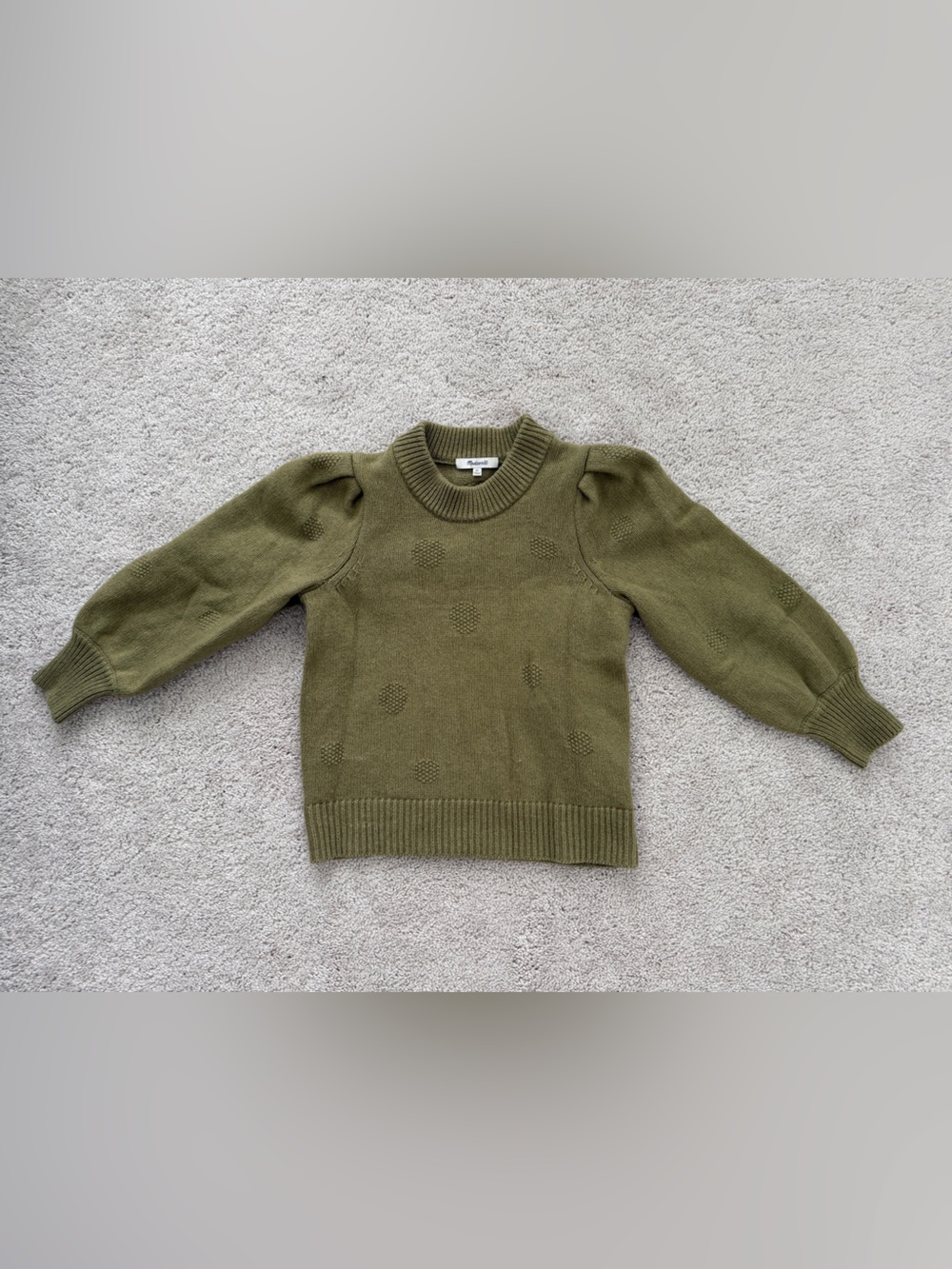 Madewell Olive Green Women's Knit Sweater